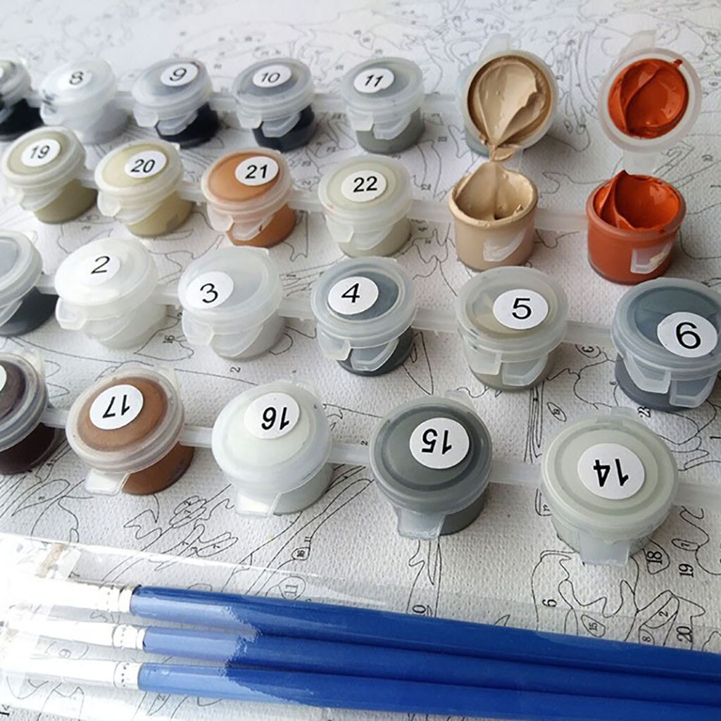 Diy Painting By Numbers Kit Coloring By Numbers Picture By Numbers Home Decors Educational Drawing Toys