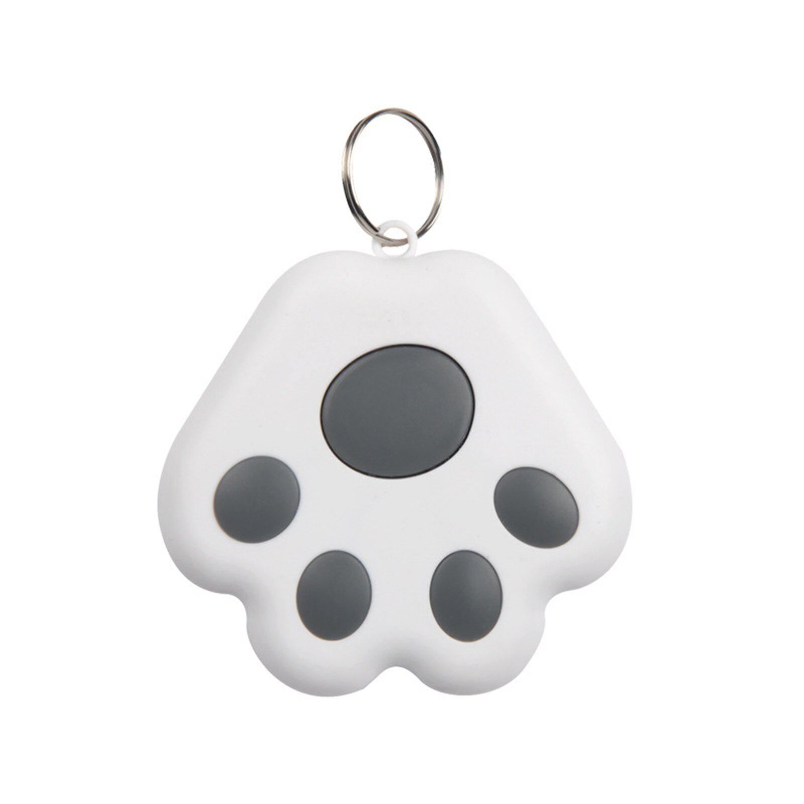 Mini Tracking Device Bagage Sleutel Kind Finder Pet Tracker Locatie Bluetooth Smart Activiteit Trackers Voertuig Anti-Verloren Sleutelhanger: Gray