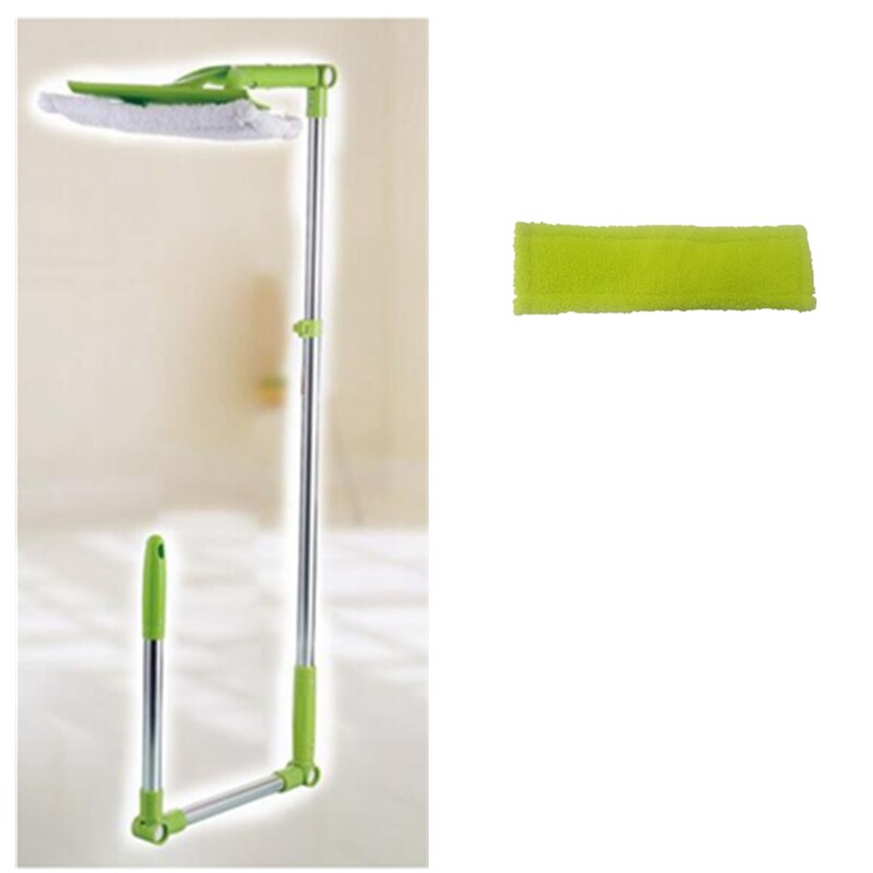 Balai éponge de nettoyage haute en verre | Outil de nettoyage télescopique multi-brosse de lavage de Windows, brosse à poussière facile à nettoyer le Windows Hobot: 1brush1Replace cloth