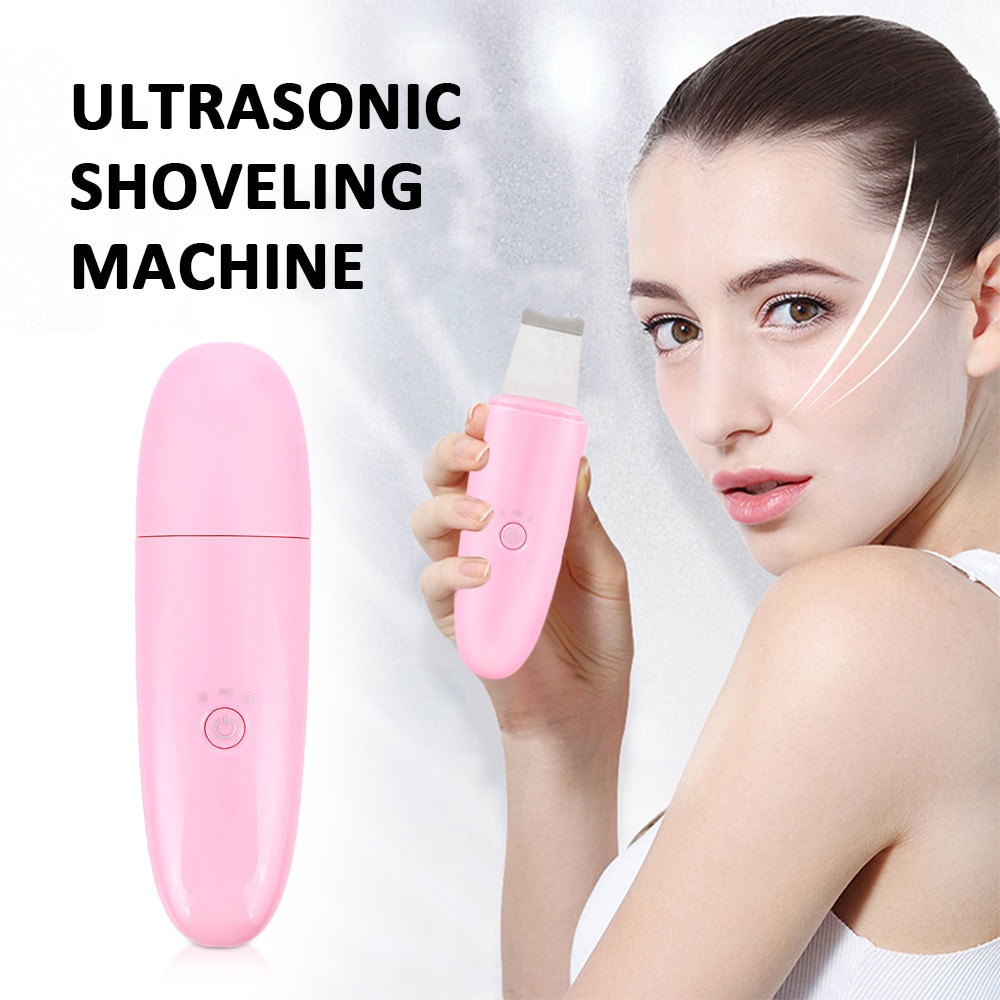 Ultrasonic Exfoliating Machine Blackhead Remover Face Peeling Tools Face Cleaner Skin Scrubber Facial Massage Beauty Instrument