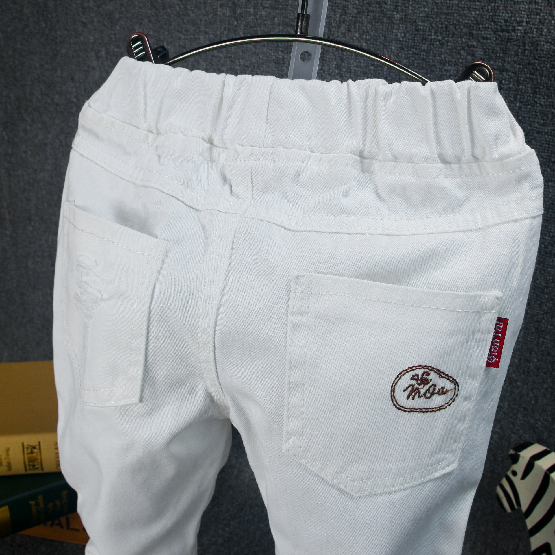 2020 nuovo bambino del ragazzo dei jeans dei bambini denim streetwear Nuovi Ragazzi 'Jeans Edition Bianco Rotto Caverne Pantaloni Da Cowboy dei jeans per bambini