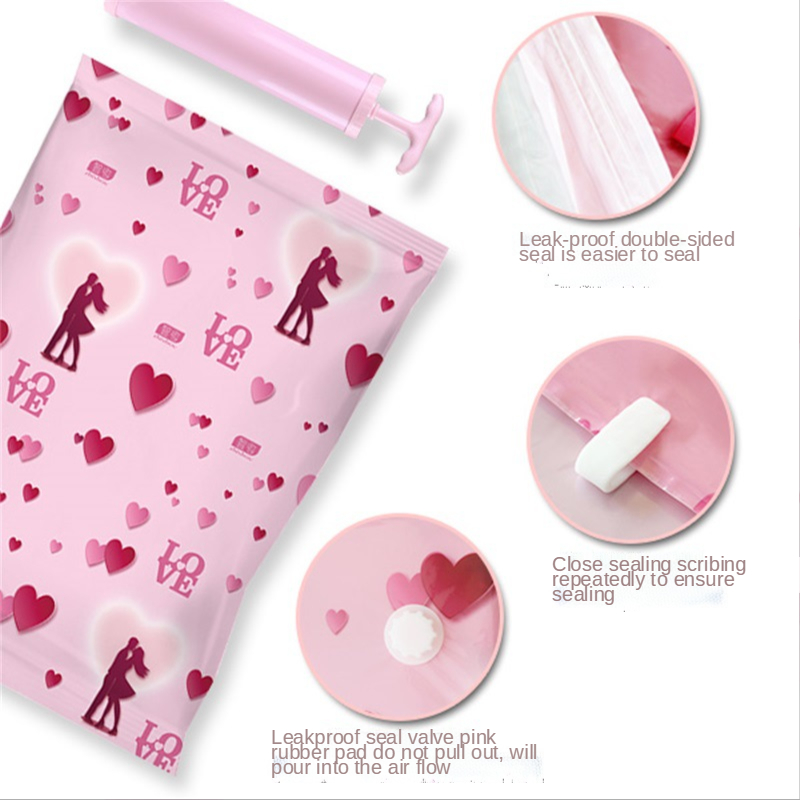 Vacuum compression bag clothing quilt vacuum bag storage bag travel clothes quilt storage handbag