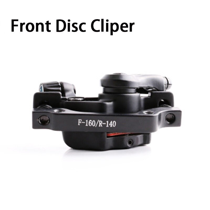 General Disk Brake Set Mountain Bike Bicycle Brake Mechanical Line Pulling Disc Brake Front Caliper Rear Caliper 160mm Cable Set: Front Cliper