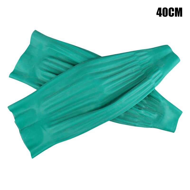 1 Pair Waterproof Latex Arm Sleeves Covers Reusable Protective Oversleeves for Home Kitchen Cleaning UD88: Green 40cm