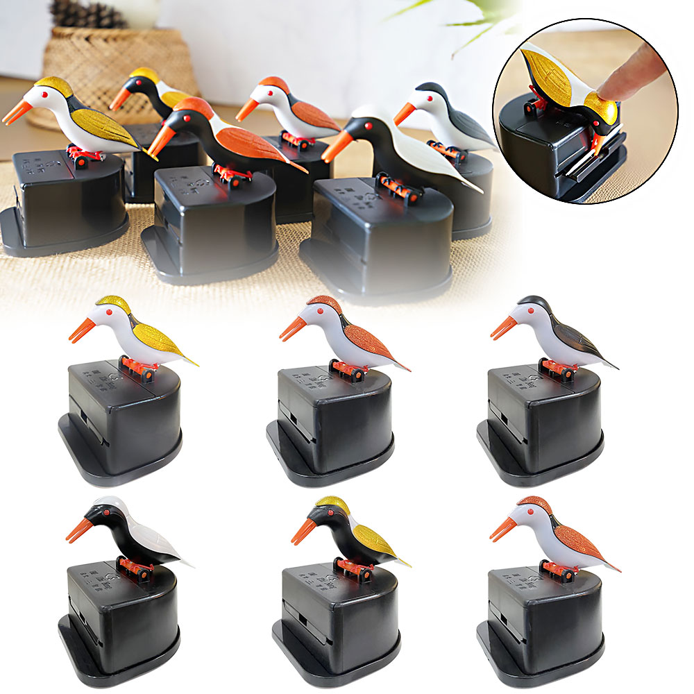 1Pc simpatico colibrì stuzzicadenti distributore automatico uccello stuzzicadenti scatola con stuzzicadenti pulizia denti segreto Stash Tandenstokers