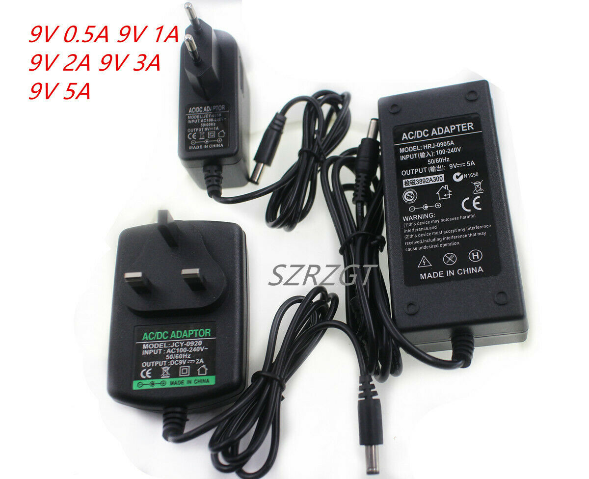 Voeding Lader Adapter DC9V 1A 2A 3A 5A Adapter 220V Naar 12V Led Strip Lamp
