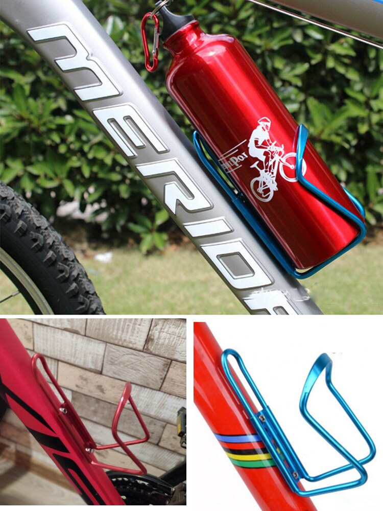 Cykel kopholder aluminium cykel vandflaskeholder kaffeflaske klips monter stativ cykel vandholder cykeltilbehør