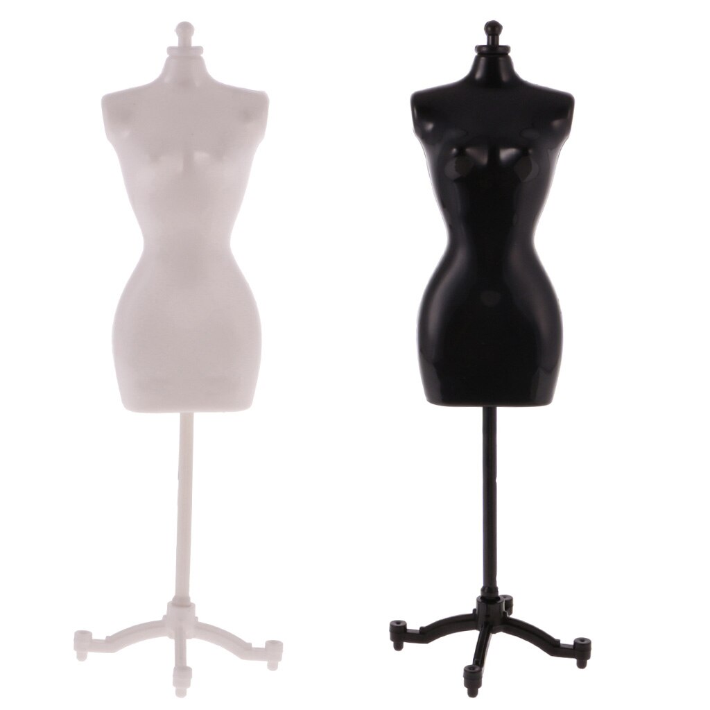 2Pcs Detachable Clothing Dress Display Model Stand Holder for Dolls