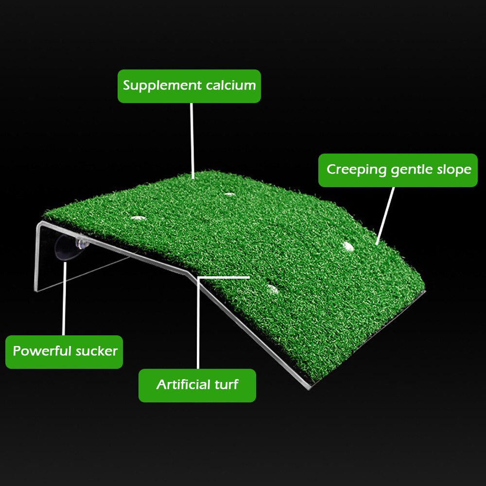 Tortue se prélasser plate-forme Aquarium décor acrylique tortue île Aquariums mousse escalade île pour tortues Reptile réservoir décoration