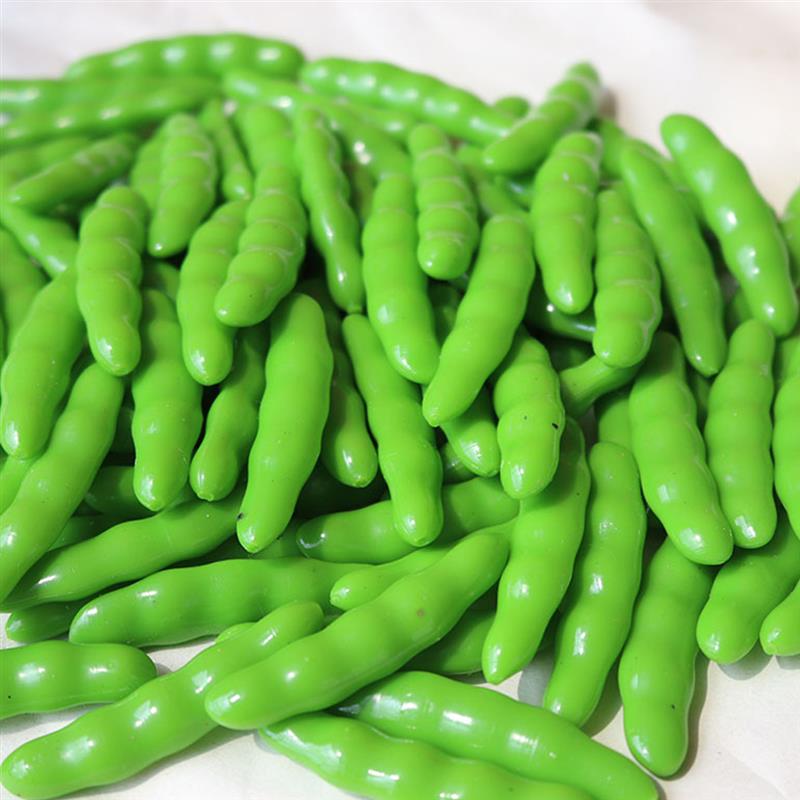 24PCS Artificial Vegetable Realistic Green Bean Simulated Vegetable Photo Prop