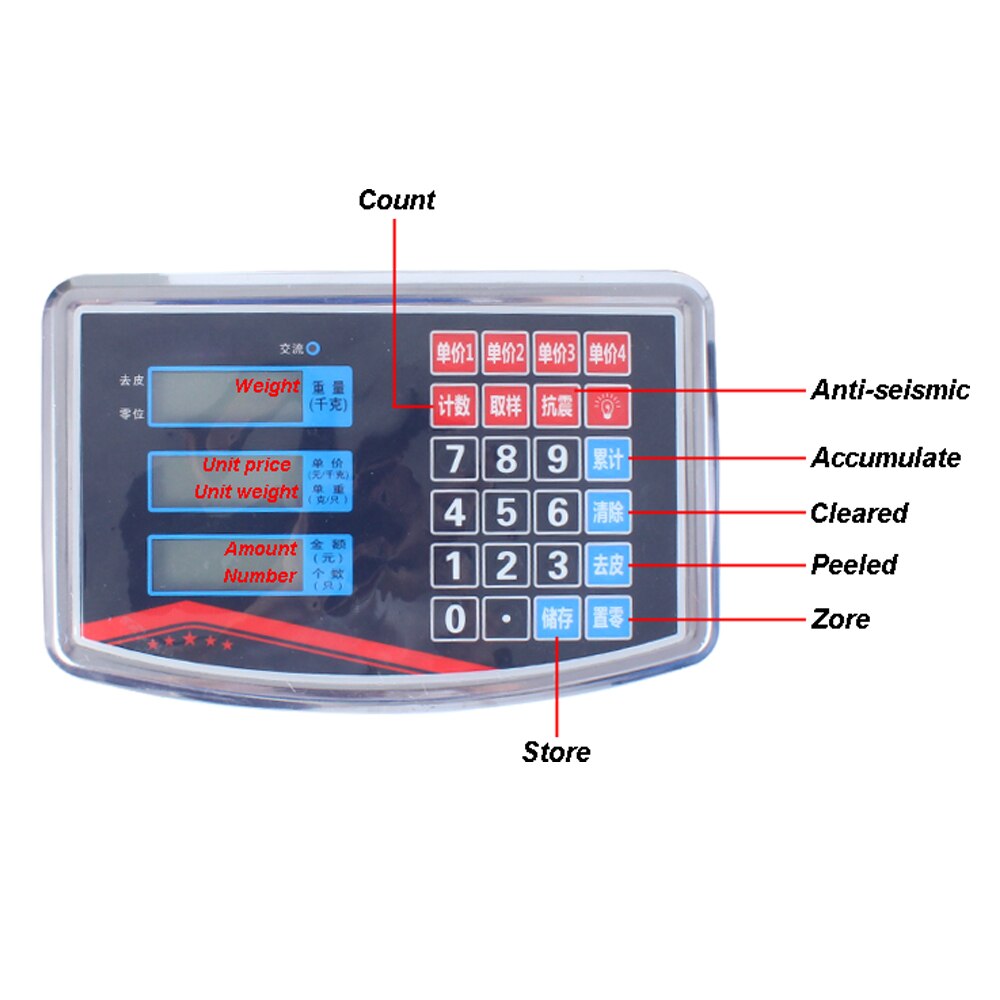 150KG 220V to 6V With backlight Digital display Folding electronic heavy scales electronic platform scale Express scales