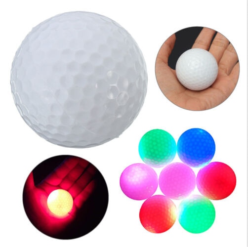 Førte elektroniske golfbolde lille lys op blinkende glødende dag og nat golføvelse