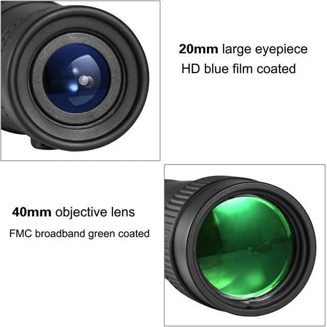 Hd 36x telefonlins kamera telezoom monokulärt teleskoplins + selfietripod med fjärrlucka för alla smartphones