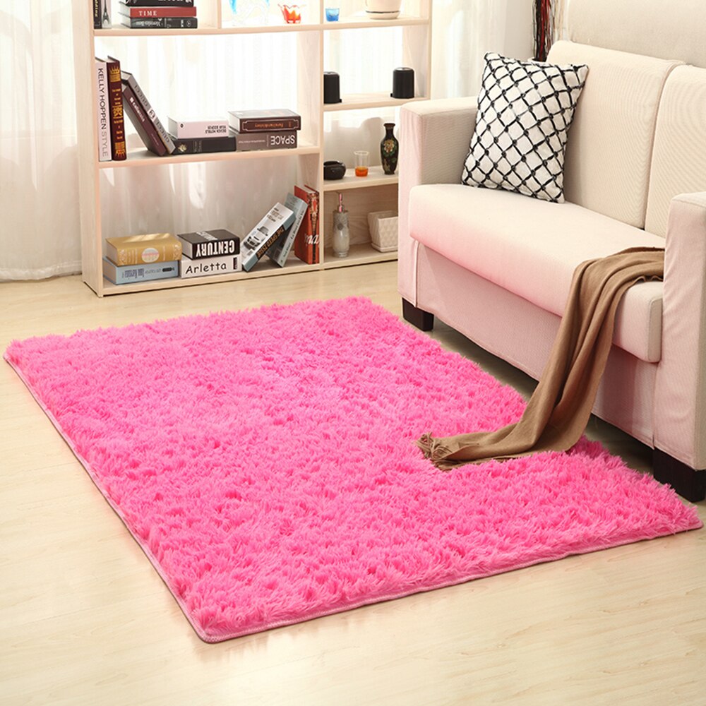 150cm * 200 cm tæpper stue/soveværelse tæppe skridsikre blødt moderne tæppemåtte lilla pink hvid grå: D / 1700mm x 2400mm