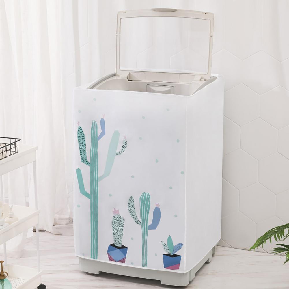 Washing Machine Cover Foldable Tear-Resistant Waterproof Case Lightweight Sunscreen Anti-Rust Refridge Protector