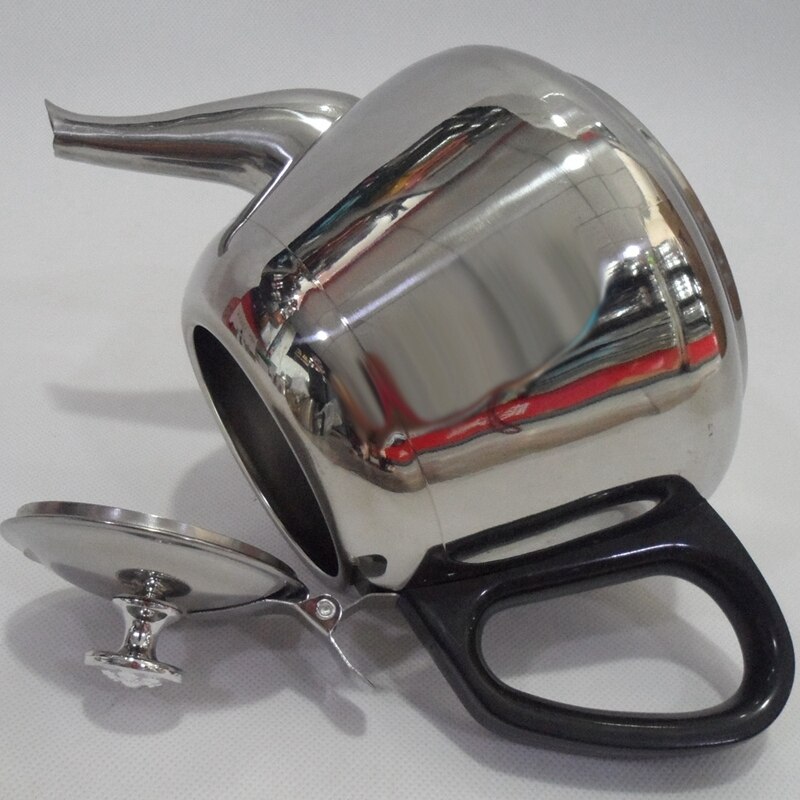 Stainless Steel Kettle Flat Bottom Water Bottle Household Cookware Suitable for Induction Cooker 1200ML