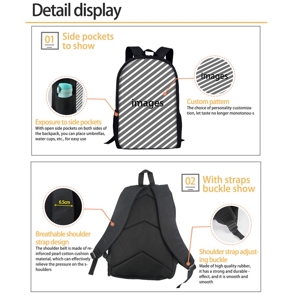 FORUDESIGNS hommes sac à dos Piano clavier avec Note de musique motif école sac à dos pour adolescents garçons filles 2 pièces/ensemble sacs à crayons