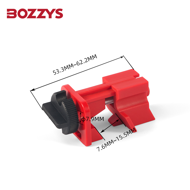 BOZZYS Serrature di bloccaggio per interruttori universali multipolari abbinate a lucchetti e contangenti per il blocco dell'isolamento elettrico