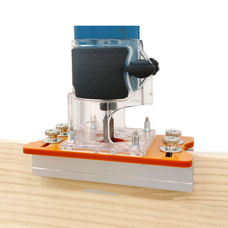 Woodworking 2 in 1 Invisible Buckle Hole Punch Locator Trimming Machine Slotting For Cabinet Wardrobe Furniture Connecting