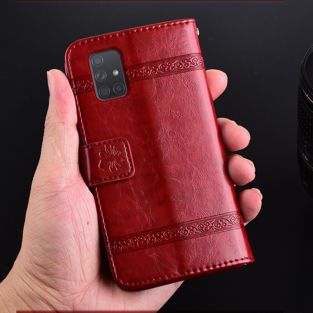 Dla galaktyka A51 przypadku etui trzepnięcie portfel skórzane przypadku dla Samsung A51 51 galaktyka A51 skrzynki pokrywa na Samsung A51 Coque