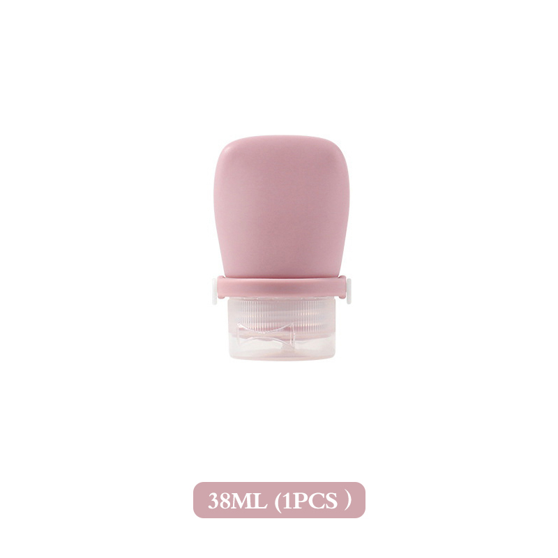30/60/90ml Silicone Travel Bottles Leak Proof Squeezable Refillable Containers Cosmetic Tube for Lotion Soap Liquids Bottling: Light Grey