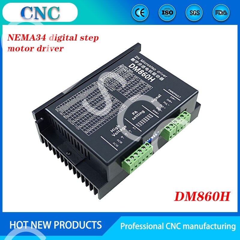 Stepper motor driver Dm860H Microstep Motor Two-phase DC motor speed controller for 57 86 stepper motor Nema 23 34