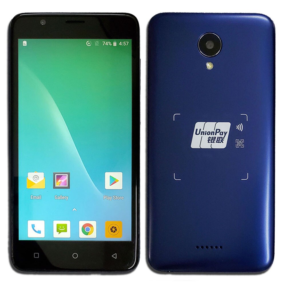 Smartphone 4G con Android 8,1, NFC, SANTIN, RS635H, pantalla HD de 5,0 pulgadas, 2500mAh, 1GB RAM, 8GB ROM, FDD LTE, teléfono móvil con doble Sim: Add 64GB Memory Card