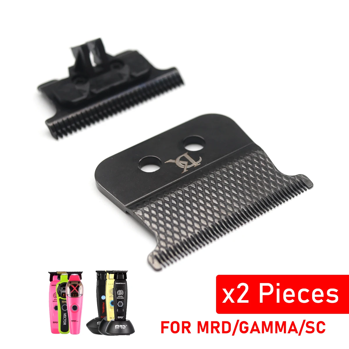 Professioneller Haarschneider Original Blade Haarschneidemaschine Zero Gapper Austauschbarer Schneidkopf für SC/Gamma: Orange