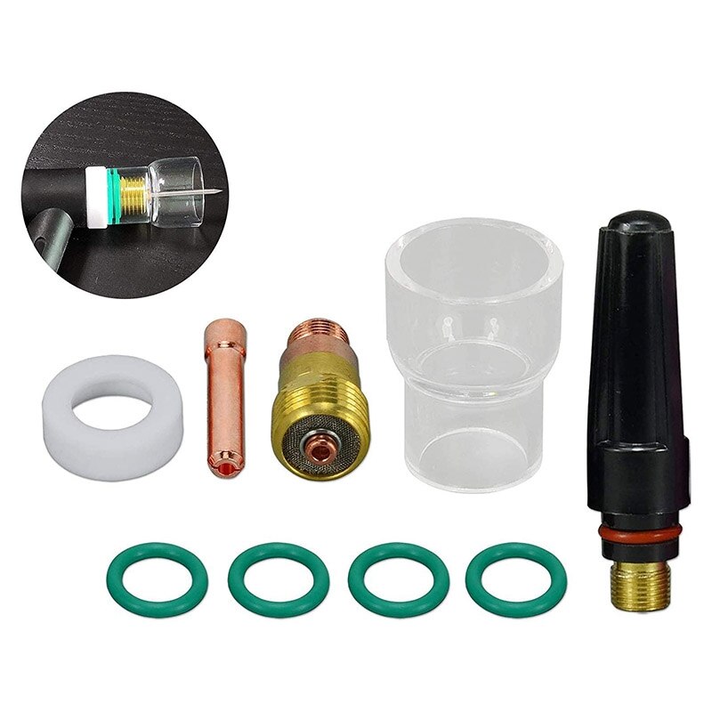 TIG Schweißzubehör Set - Gaslinsen & Spannzangen Für DB SR WP Schweißbrenner