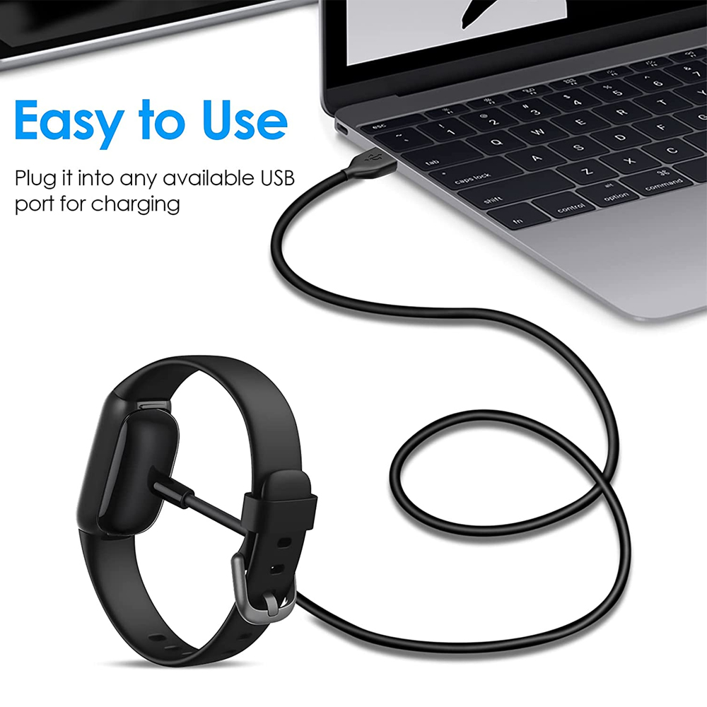 Cargador para Fitbit Charge 6/ Charge 5 Cable de carga para Fitbit Luxe Cable de carga imán 1m Charge5 Charge6 cargadores