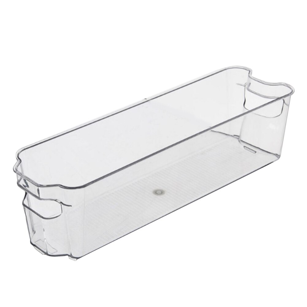 Refrigerator Organizer Bins Stackable Fridge Organizers Storage Box with Cutout Handles for Freezer Cabinets FP8: 6