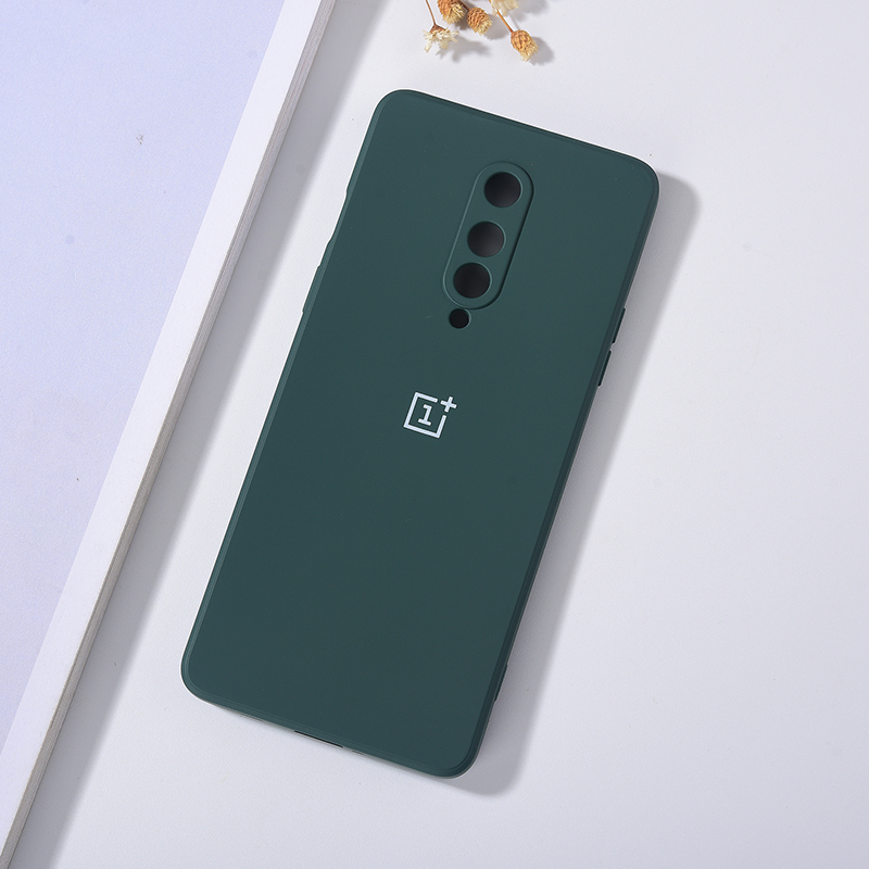1 + 8T TPU Case Luxe Vierkante Zachte Siliconen Case Voor Oneplus 8 Pro 5G Mobiele Telefoon Volledige Beschermende Achterkant Voor Een Plus 8 8Pro: Canvas / green