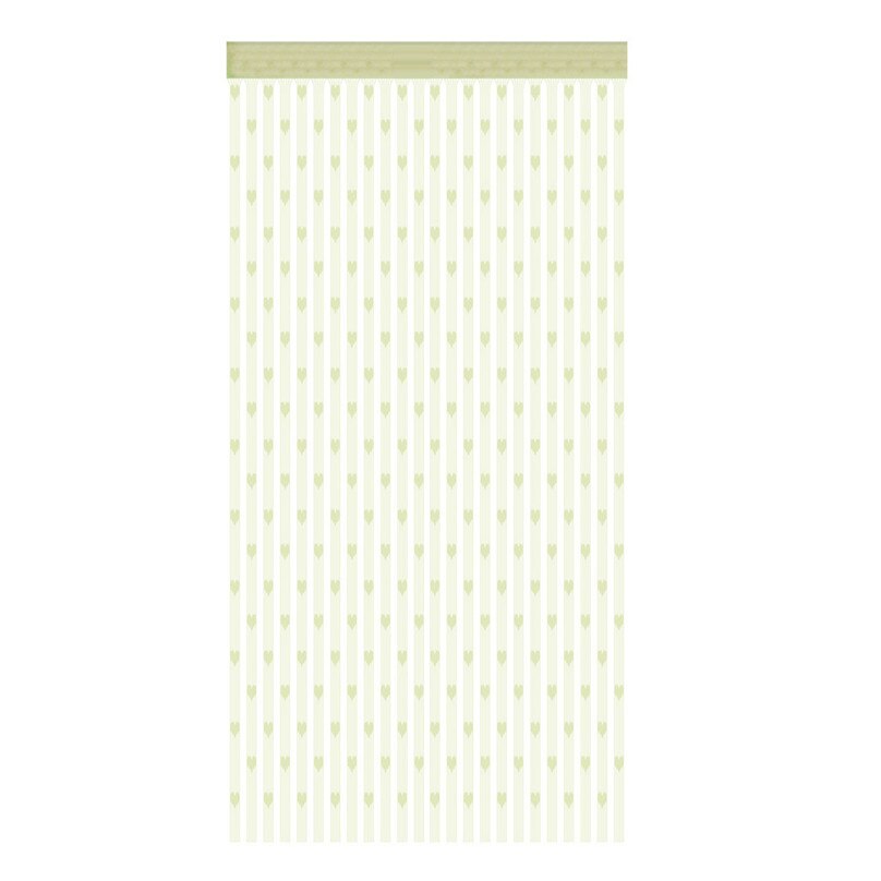 Dørskille ren gardin valance mesh nett tredør gardin persienner håndlaget 100 cmx 200cm romdeler moskitiera 4fm: Blå