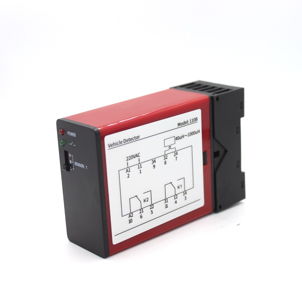 AC220v/50hz Automatic Gate opener barier Barrier Gate Traffic Inductive Single Channel Loop Vehicle Detector