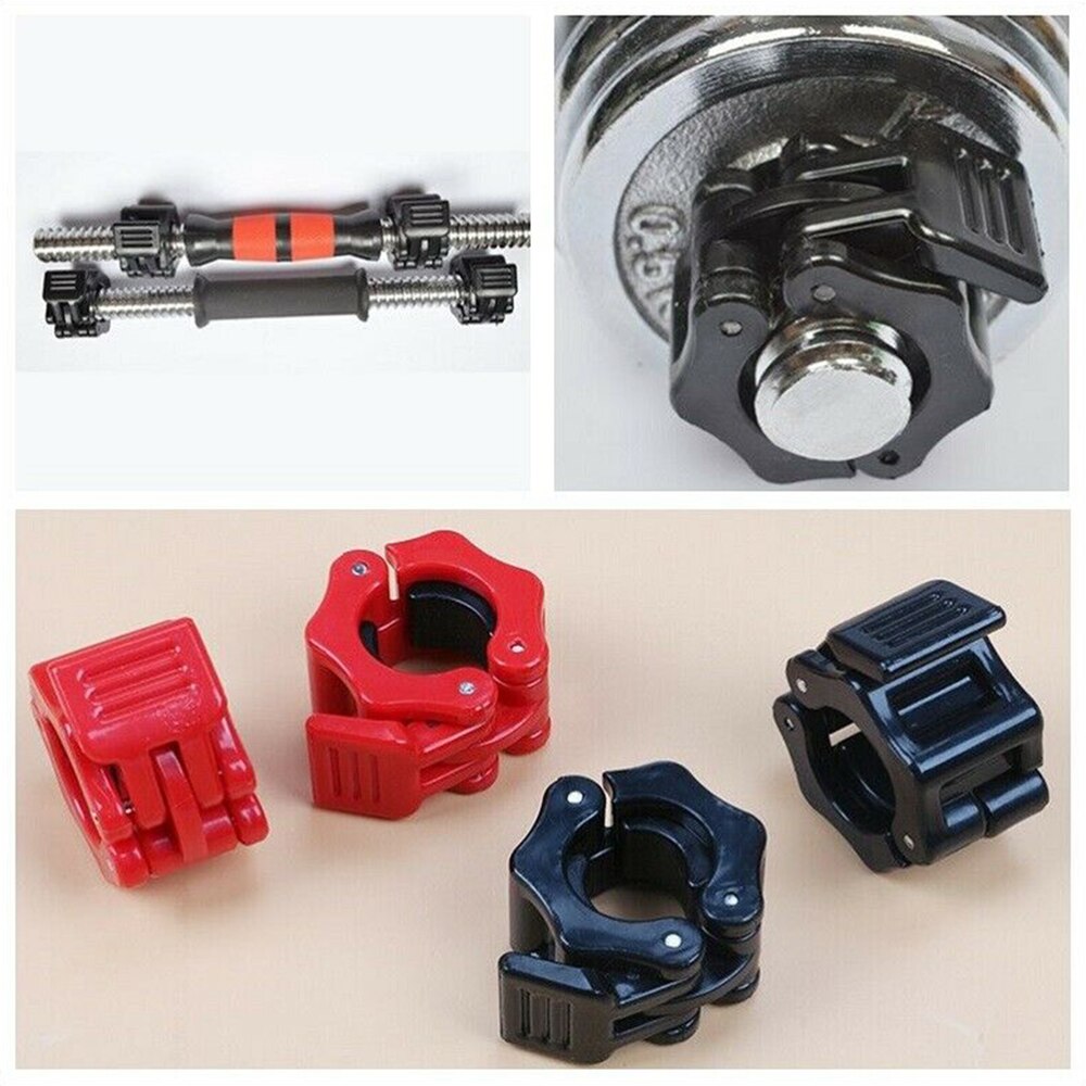25/28/30mm Weight Lifting Bar Spinlock Collars Barbell Dedicated Collar Lock Fitness Body Building Gym Dumbbell Quick Clips