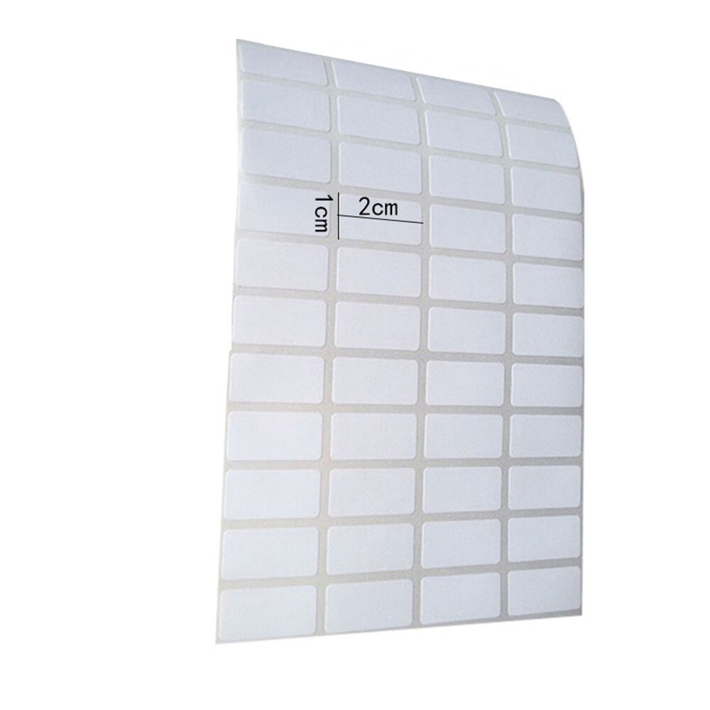 Étiquettes autocollantes distinguées blanches, 500 pièces, auto-adhésif de cuisine, papier adhésif pour emballage, sceau, étiquettes pour bonbons: Default Title