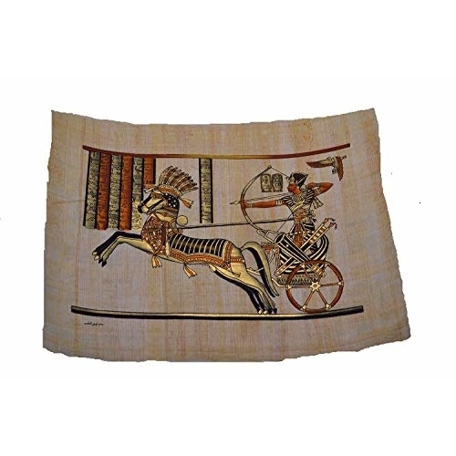 Papiro Originele Hecho y Pintado een Mano nl Egipto, Mide 33x43 cm Aproximat