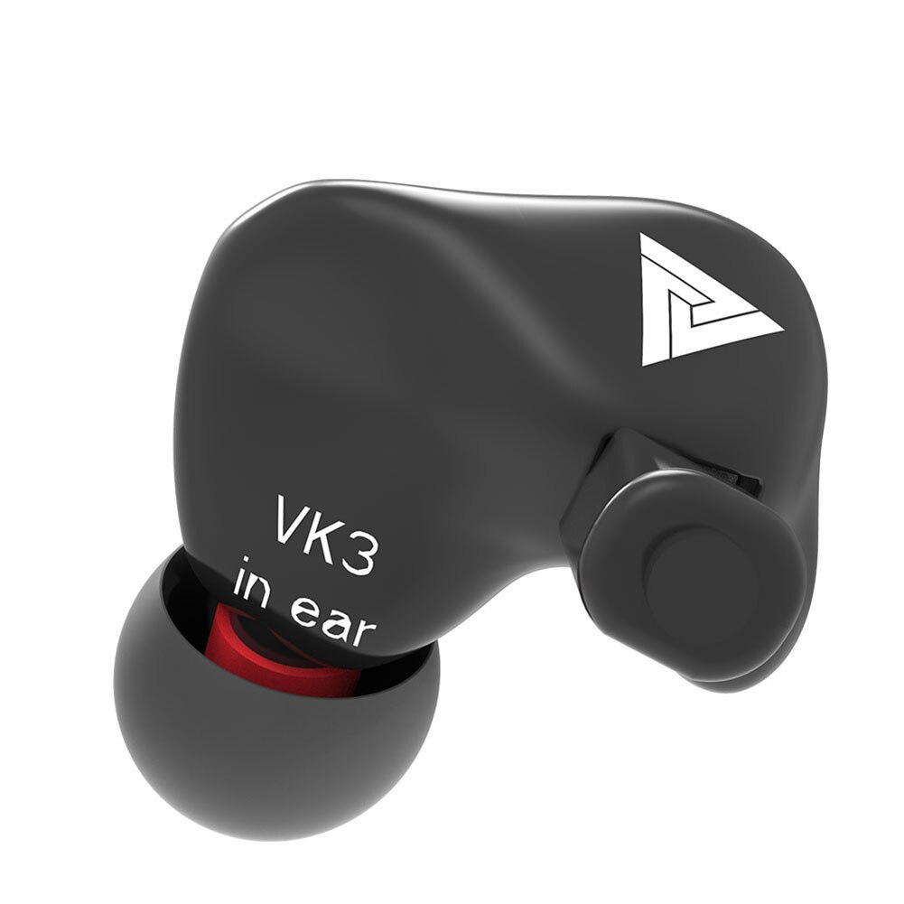 QKZ VK3 Universele 3.5mm In-Ear Bedrade Koptelefoon HiFi Muziek Sport Headset met Microfoon