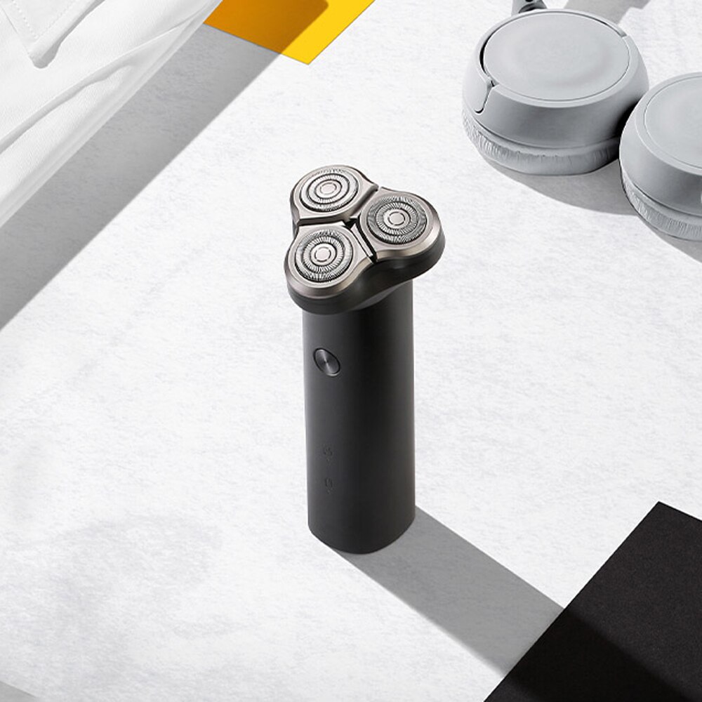 Xiaomi-Afeitadora eléctrica Mijia S300, nueva afeitadora con 3 cabezales, afeitadora IPX7 en seco y mojado, afeitadora de barba, afeitadora con cuchilla lavable,