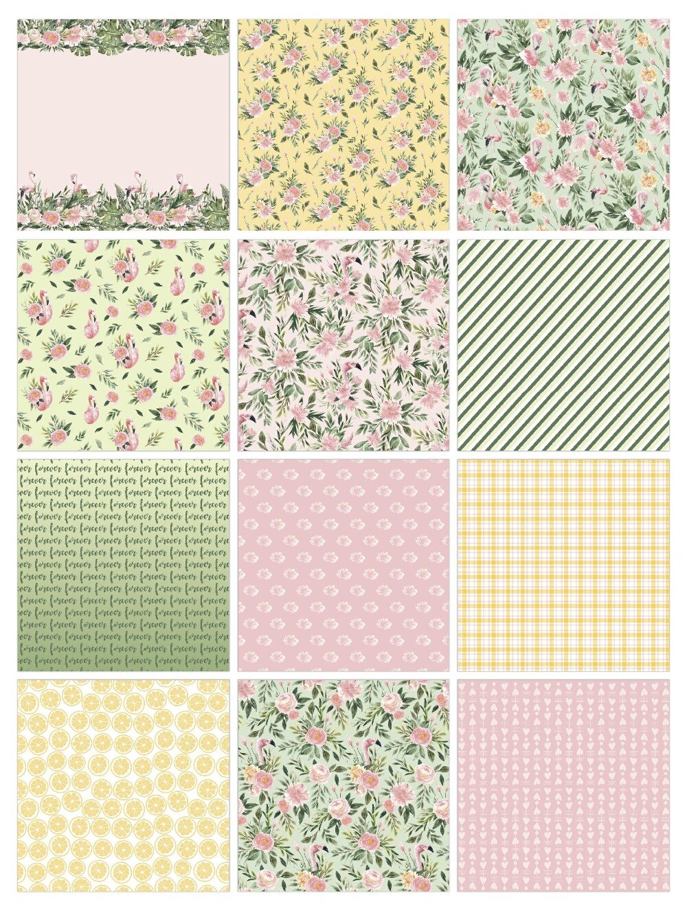 DIY Forever style Scrapbooking paper pack of 24 sheets handmade craft paper craft Background pad 1422