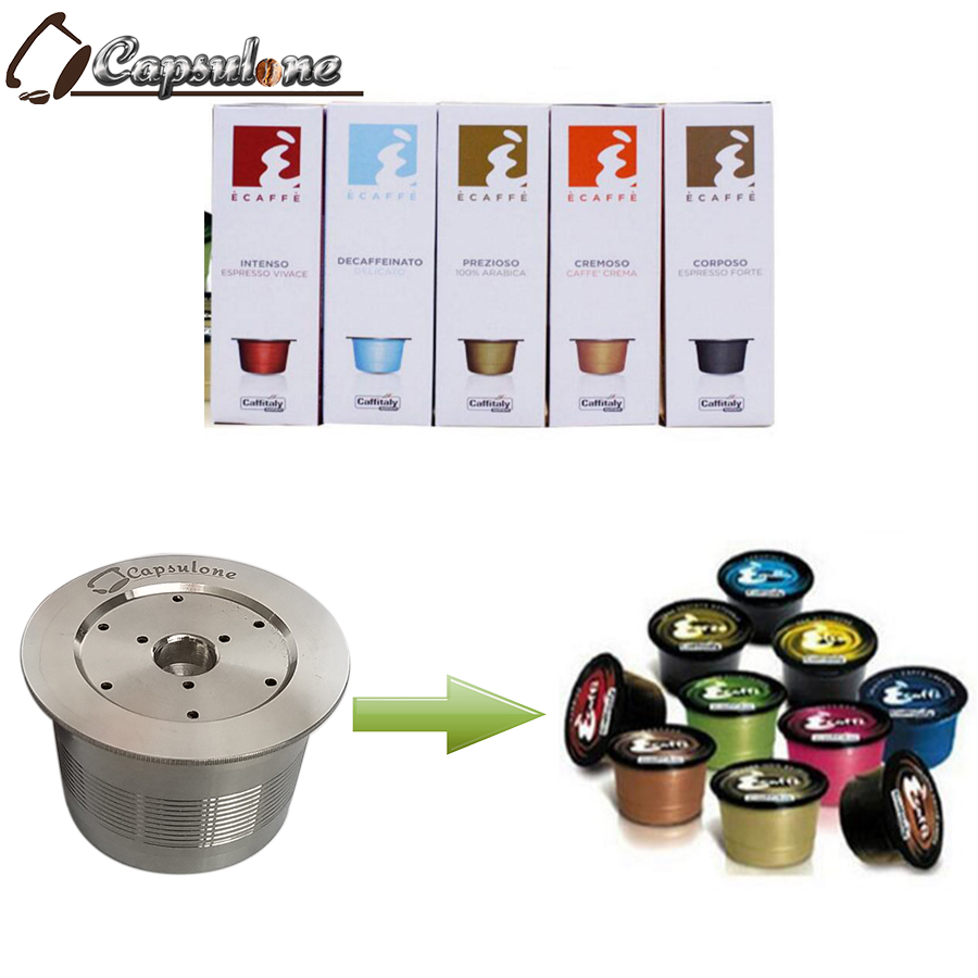 CAPSULONE fit voor caffitaly koffiezetapparaat herbruikbare capsule wacaco minipresso CA Maker hervulbare capsule in koffie filter