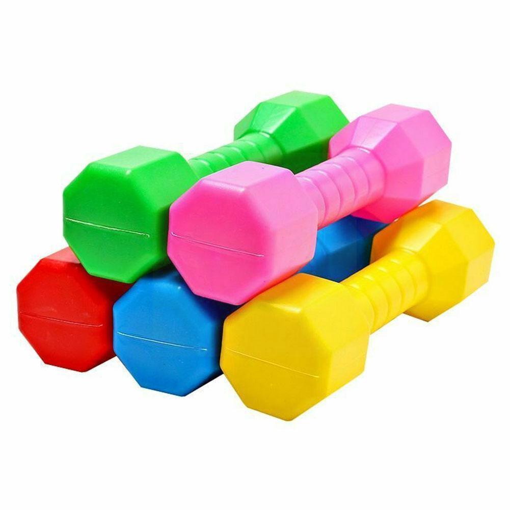1pcs Kids Fitness Equipment Kindergarten Pe Exercise Dancing Fitness Exercise Weights Props Hand Dumbbells Home Children's K2e7