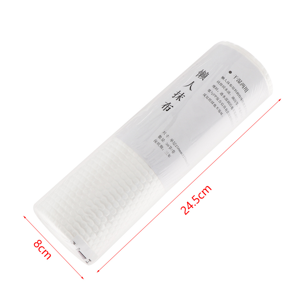 1 Roll Bathroom Paper Tissue Hanging Kitchen Lazy Cleaning Rag Washable Cleaning Wipes Toilet Paper Scouring Pad