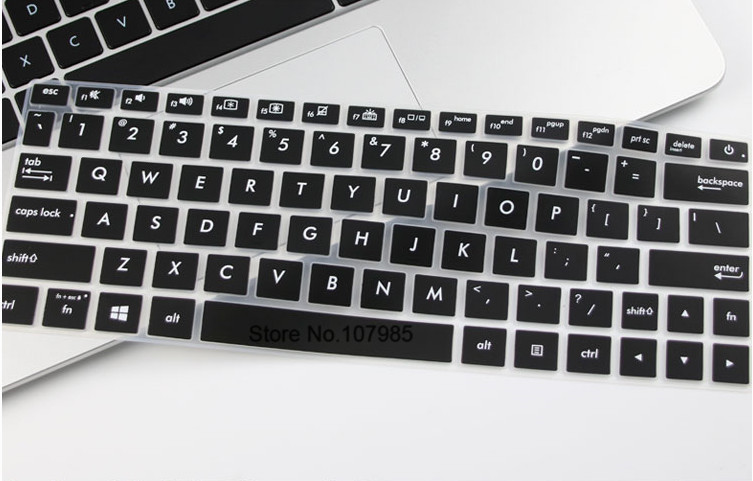 Laptop Notebook Keyboard Protector Cover Skin Guard for ASUS VivoBook flip S14 TP412UA TP412 S430UA S430FN S430FA: Black