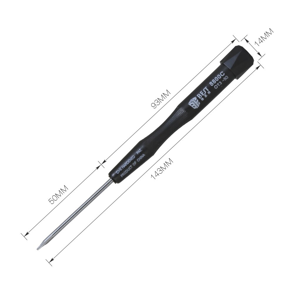 BST-8800C Precisie Schroevendraaier Set 10 In 1 Magnetische Schroevendraaier Set, Mobiele Telefoon Ipad Camera Iphone Samsung Repair Tool