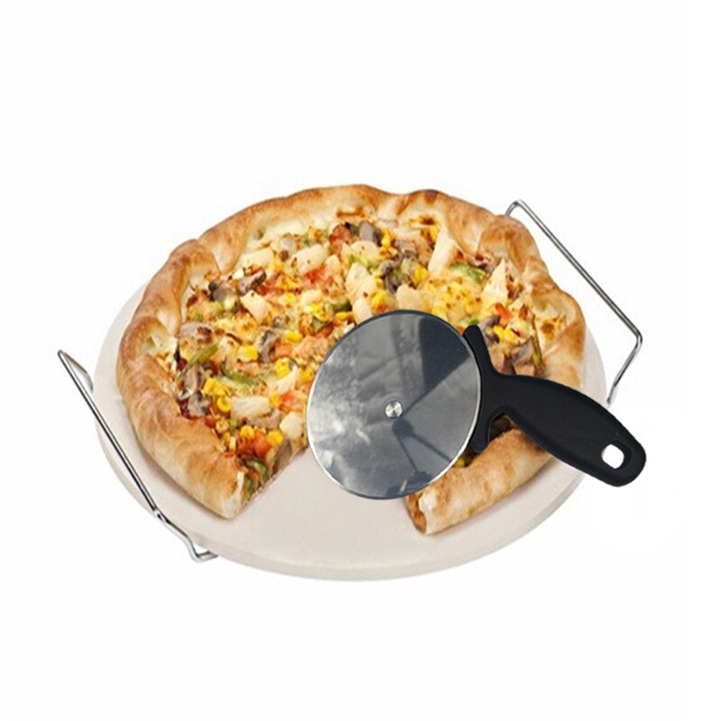 WALFOS food grade Pizzasnijder Ronde Vorm Pizza Wielen Snijders Cake Brood Ronde Mes Cutter Pizza Gereedschap