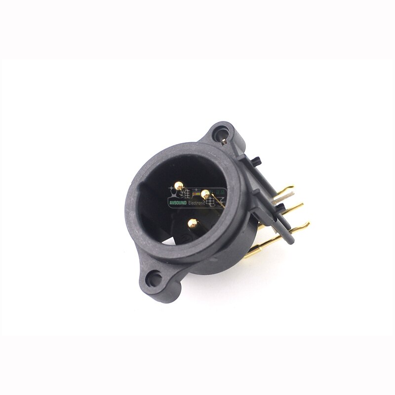 Neutrik XLR Male Female Receptacle Socket 3 Pole Power Amplifier PCB Mount Soldering Cups NC3MAV Cannon Chassis Connectors