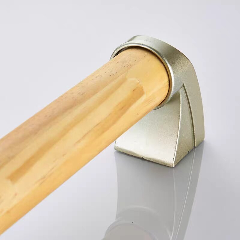 LIUYUE Solid wood bathroom safety handrail elderly handrail toilet barrier free handrail non slip handle toilet handrail
