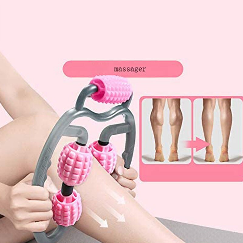 Ring Clip Leg Muscle Massager Foam Roller Muscle Relaxation Calf Waist Home Gym Sports Yoga Pilates Fitness Equipment