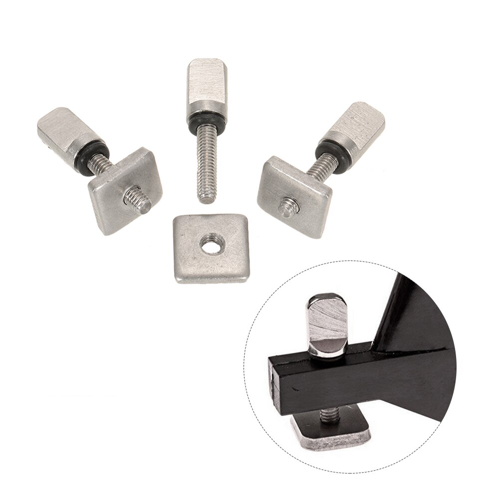 Roestvrij Surfplank Longboard Sliding Fin Schroef & Fin Plaat Smart Schroef Vervanging Kit Voor Stand Up Paddle Body Board 3 sets